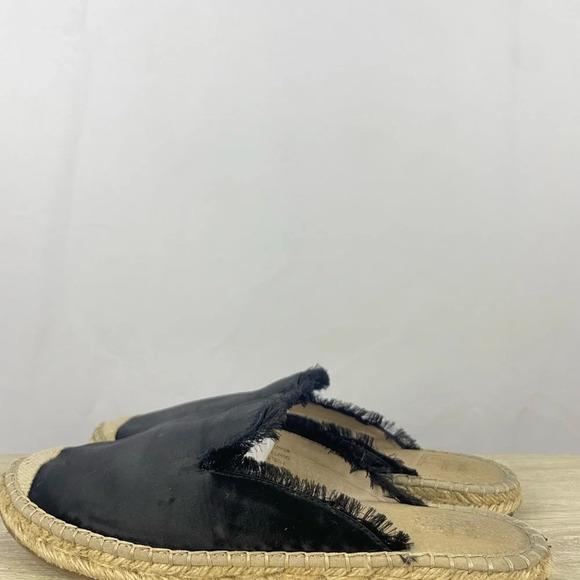 LFL by Lust for Life Womens Irie Fabric Cap Toe Espadrille, Black, Size 7.5 - Picture 3 of 6